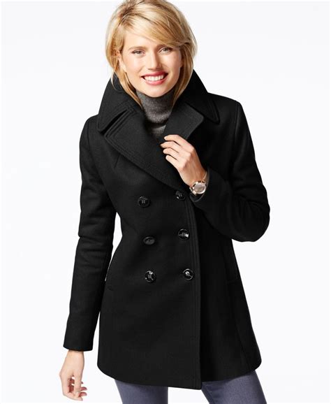 Men's Knee Length Wool Blend Three Button Long Jacket Overcoat Top Coat. $120.99. (1) MICHAEL Michael Kors. Women's Single-Breasted Wool Blend Coat, Created for Macy's. $320.00. Sale $159.99.